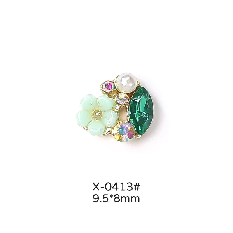 Christmas Love Bell Metal Nail Drill Accessories