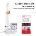 Electric USB Portable Nail Piercing Device Manicure Machine