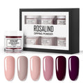 Rosalind Nail Art Infiltration Powder Set, Baking-free Moisturizing Powder, Nail Glitter