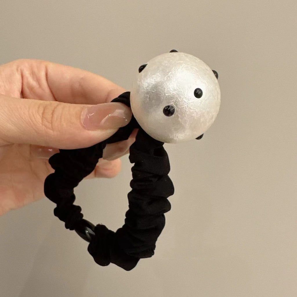 Polka Dot Big Bead Headband Retro Simple
