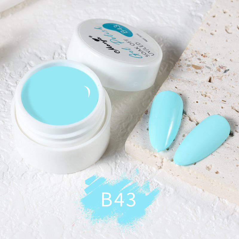 Monya Tulip Cream UV Polish Painted Light