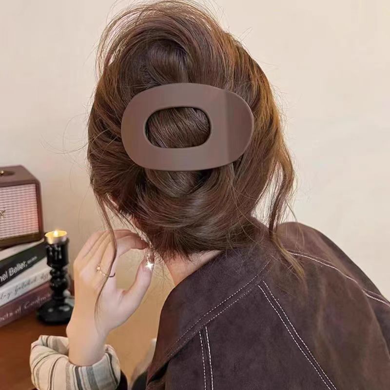 Elegant Duckbill Female Back Head Updo Large Size Shark Clip