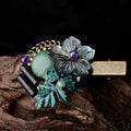 Retro Fashion Accessories Shell Flowers