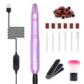Nail Polishing Machine USB Portable Nail Polish Remover Manicure Polishing Nail Piercing Device Grinding Pen