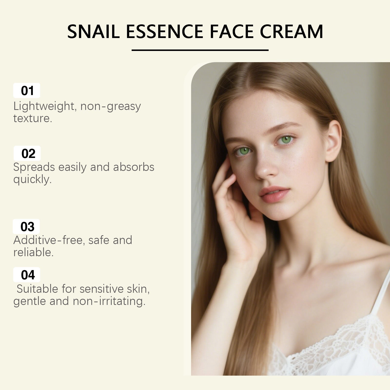 Snail Moisturizing Face Cream