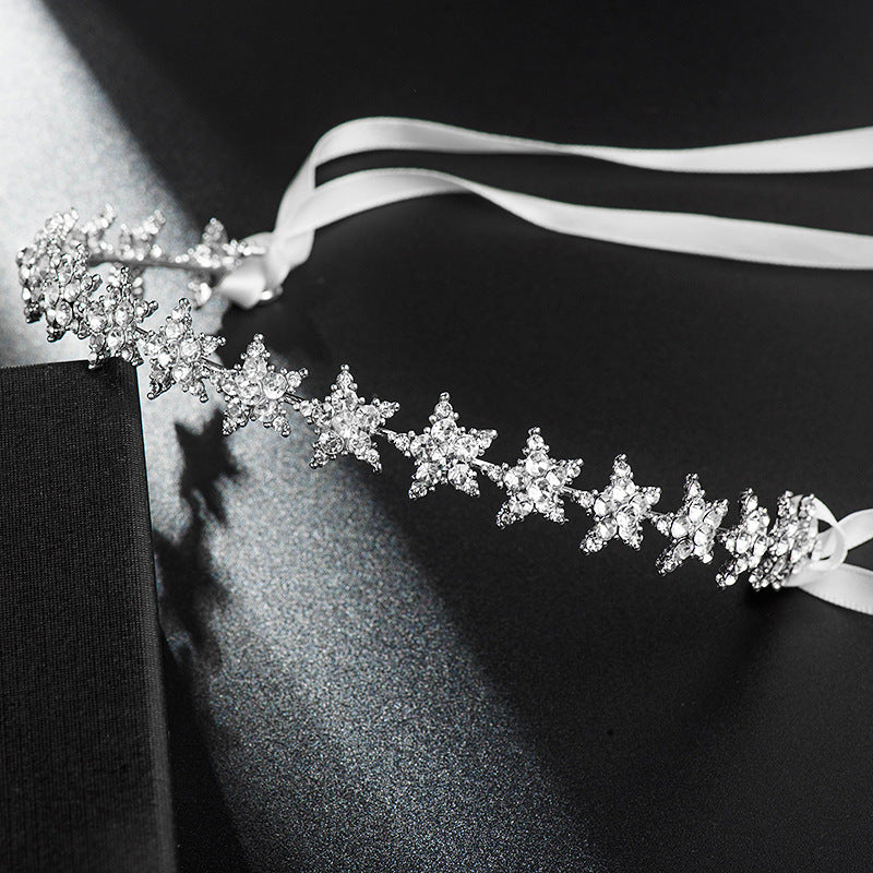 Hairband Crown Bridal Veil Formal Dress Modeling Peishi
