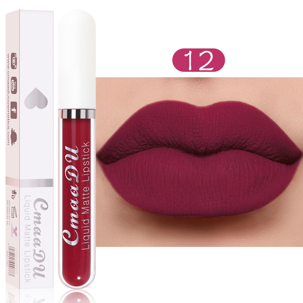 Matte Non-stick Cup Waterproof Long-lasting Lip Gloss