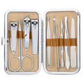 Checkered 10-piece set nail set