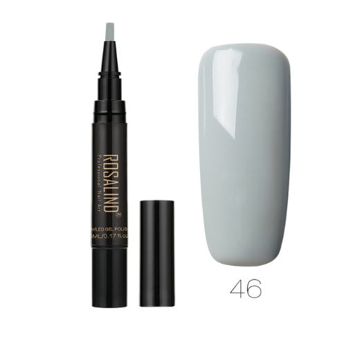 Rosalind 5ml Solid Color Nail Art Pen Nail Glue for Nail Art