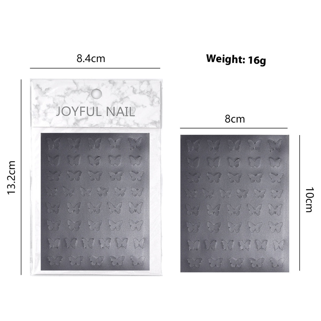 French Nail Painting Hollow Sticker