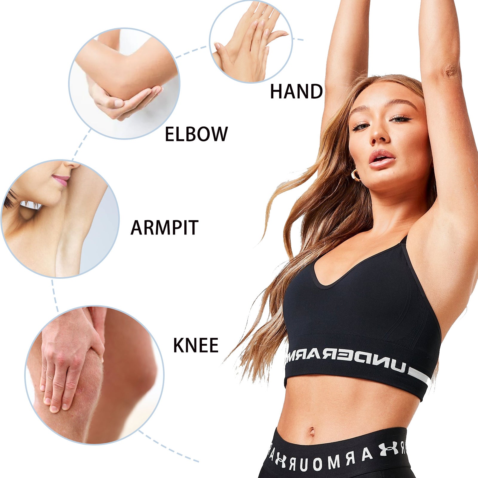 Black Spot Ratchet Cream Underarm Brightening Nourishing Moisturizing