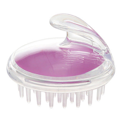 Crystal Transparent Silicone Shampoo Brush