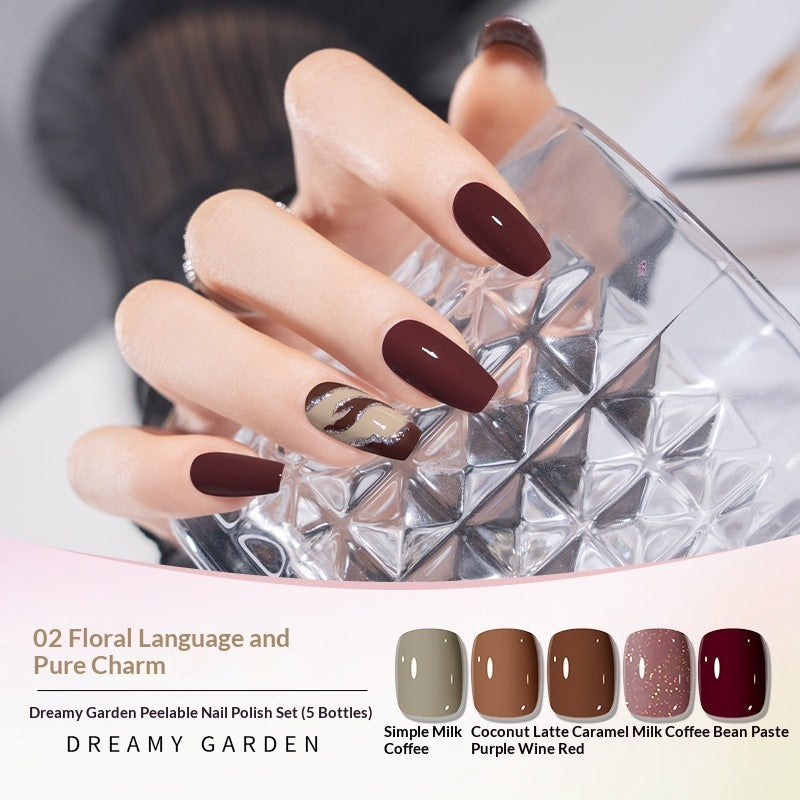 Dreamy Garden Water-Based Nail Polish SetNo Baking Required