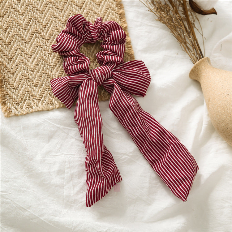 European and American new hair tie knotted rabbit ear headdress