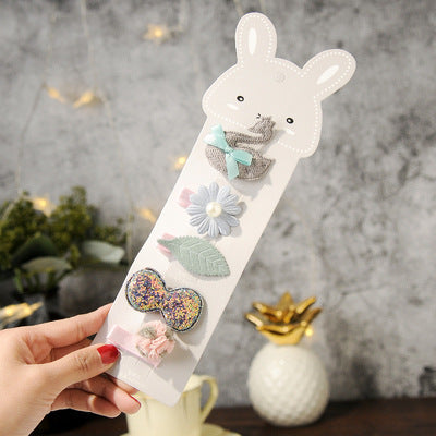 Children's small hairpin crown tiara hair accessories set