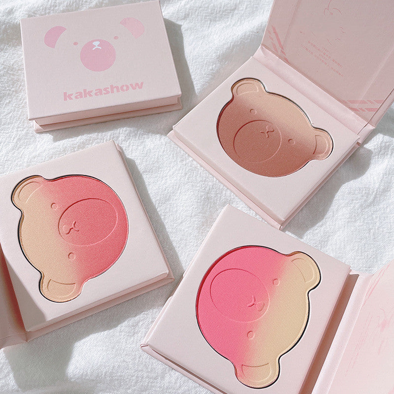 Kakashow Bear Series Gradient Blush Is Not Easy To Fly Powder
