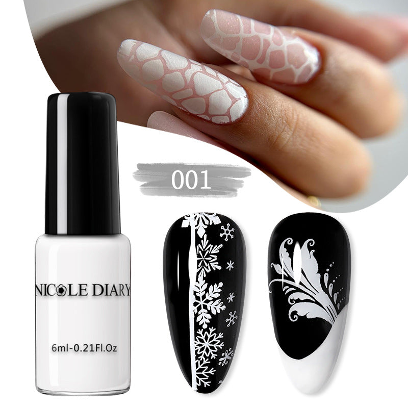 Nicole Dairy Simple Home Painted Quick-drying Nail Beauty Print Oil