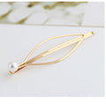 All-match pearl golden hairpin