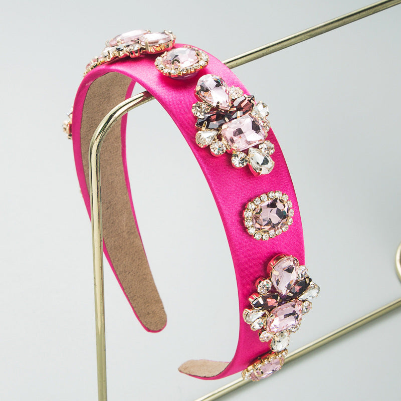 Fashion Sparkling Crystal Flower Baroque Headband