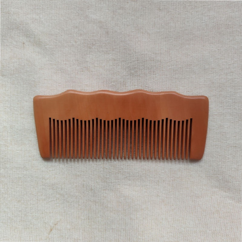 Solid Wood Portable Mahogany Comb