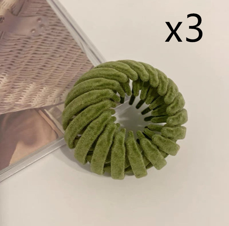 Maruko Hair Ornaments Bird's Nest Hair Tie Lazy Hairpin