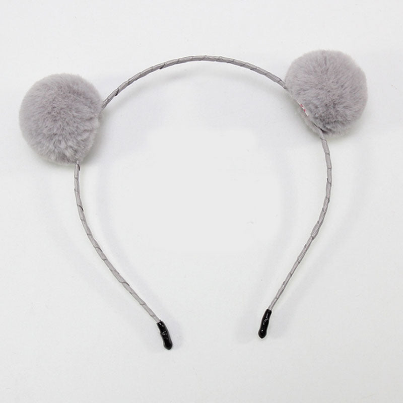 Cute Plush Bells Fox Cat Ears Headband