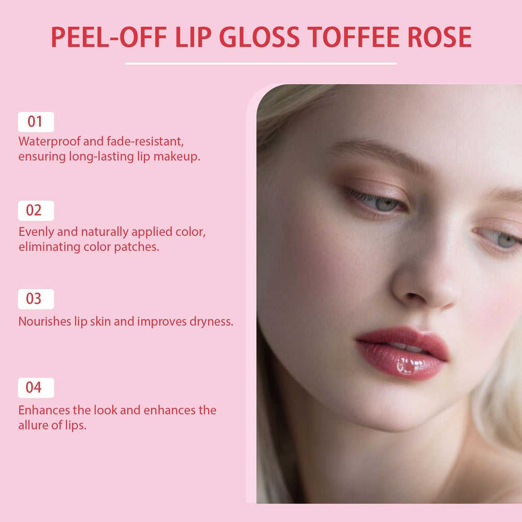 Smudge-proof, Easy-to-color Peel-off Lip Tint Series
