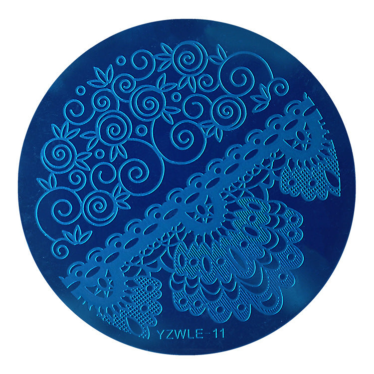 Masura DIY nail print steel plate nail print version template