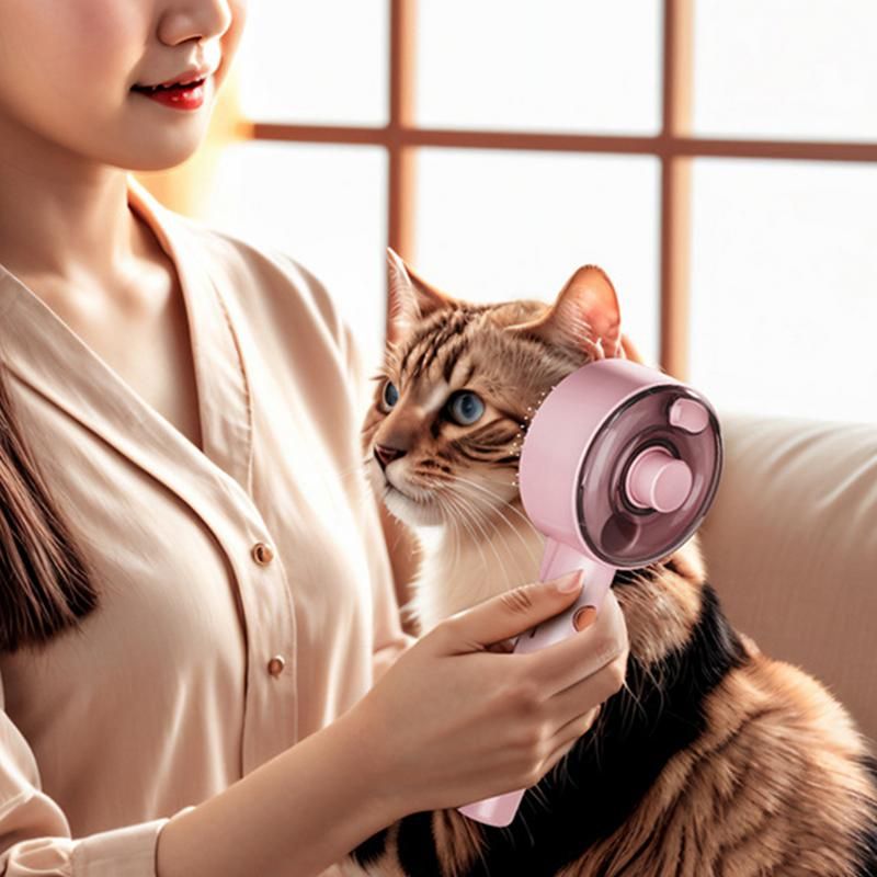 Cat Dog Steamy Brush Pet Spa Brush Dogs Cats Defur Comb Steamy Pet Brushes USB Rechargeable Comb For Long And Short Hair