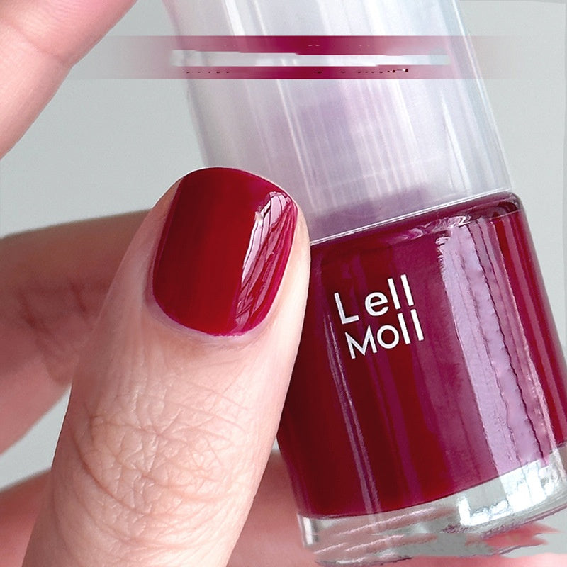 Lell Moll Water-based Tearable Nail Polish Baking-free And Tasteless