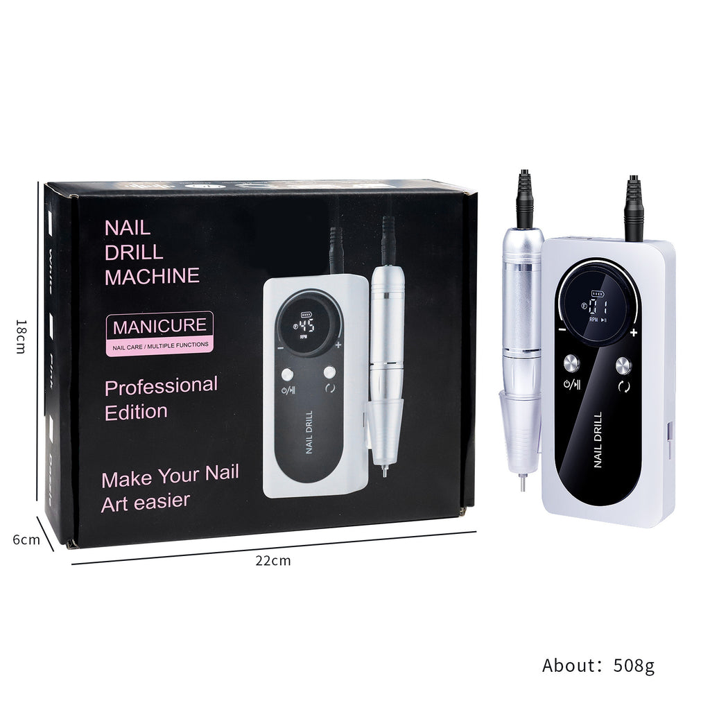 Professional Nail Beauty Polish Removing Grinding Machine Charging Portable