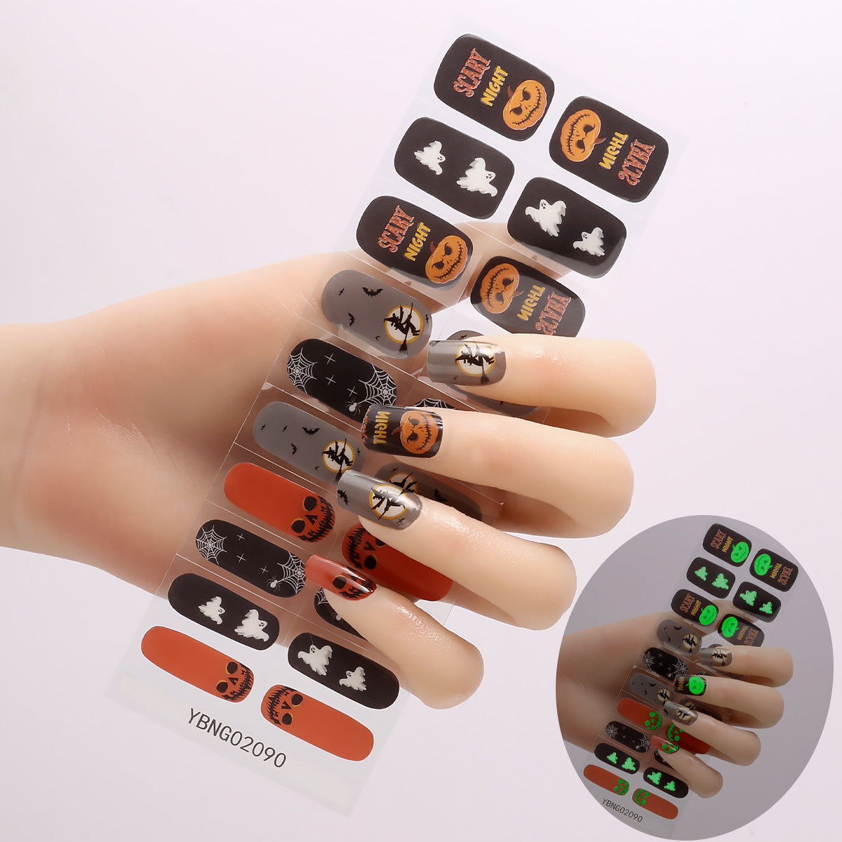 Get Nail Stickers Semi-cured Heating Lamp Nail Sticker