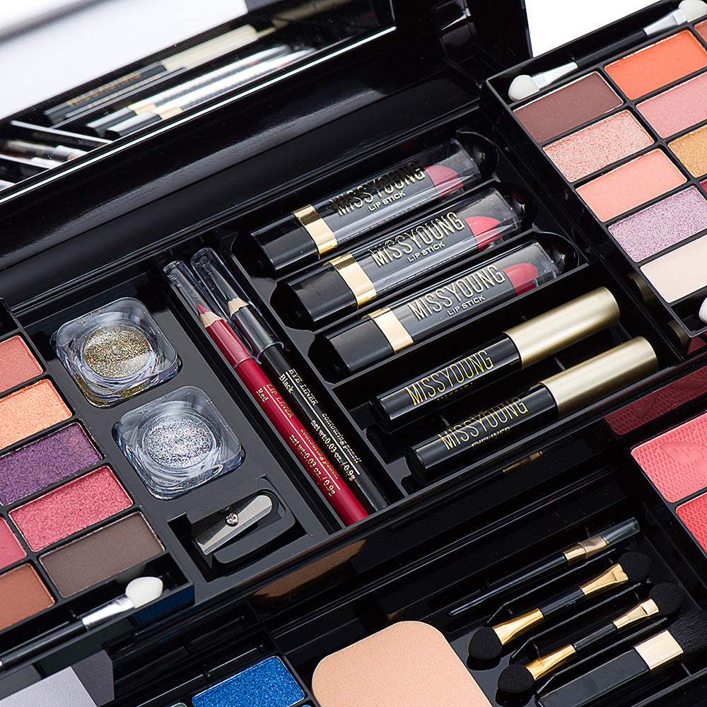 Missyoung Eye Shadow Lip Gloss Blush Concealer Makeup Set