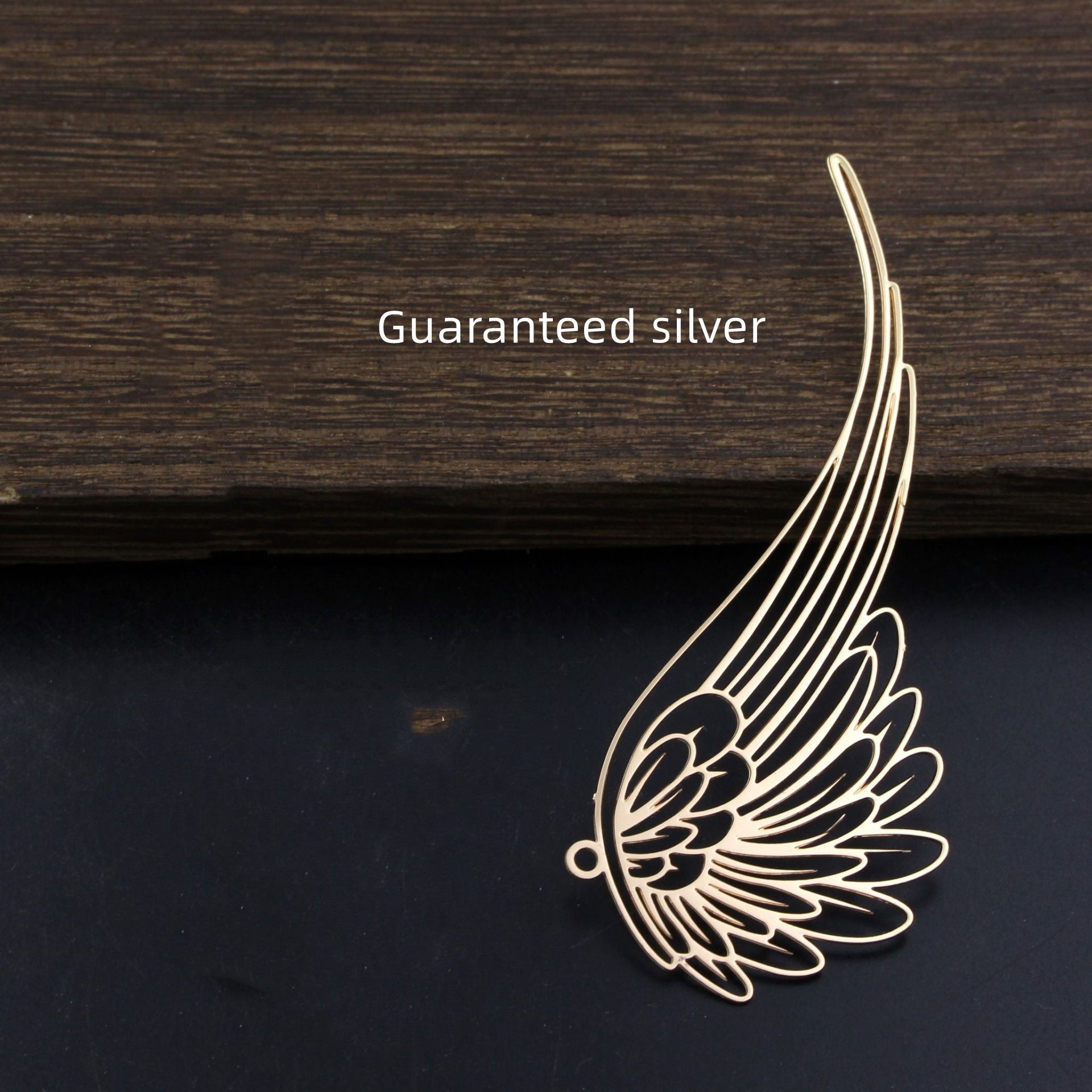 Jewelry Accessories Pure Copper Corrosion Wing Flower Pendant