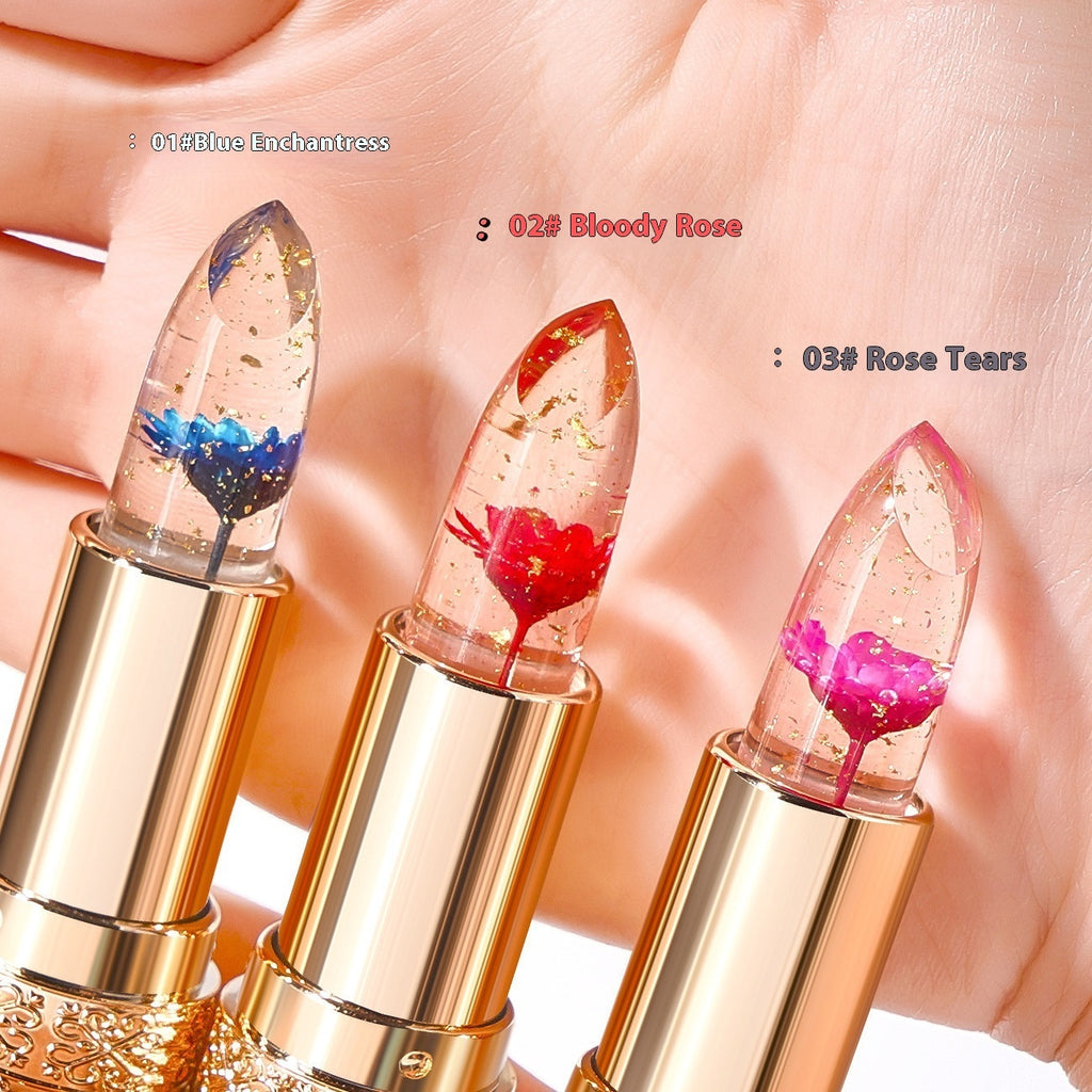 Jelly Color Changing Lipstick Transparent Moisturizing And Nourishing Anti-chapping No Stain On Cup Does Not Fade