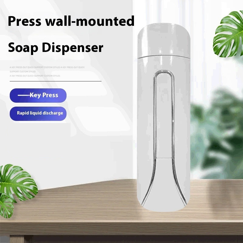 Single And Double-headed Wall-mounted Manual Press Outlet Shampoo Bath Hand Washing
