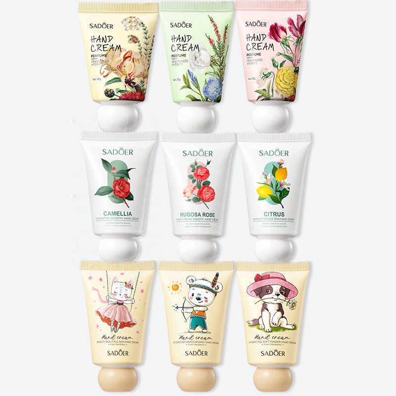 Floral Plant-scented Hand Cream Moisturizing Anti-dryness Hand Cream