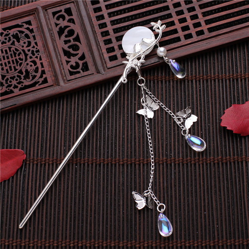 Classical Fashion Alloy Flower Hairpin Manual