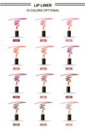 12 Colors Matte Lip Liner Single