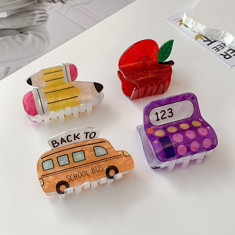 Cute Cartoon Car Style Grip Hairware Women's