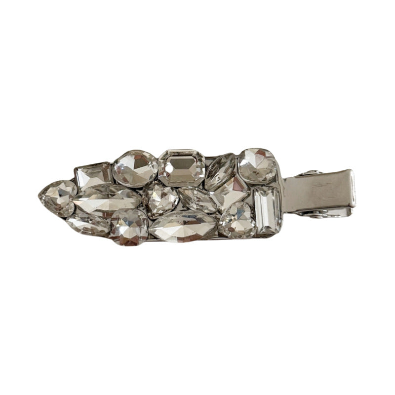 Super Shiny Exquisite Bang Clip Full Rhinestone Zircon Seamless Broken Hair