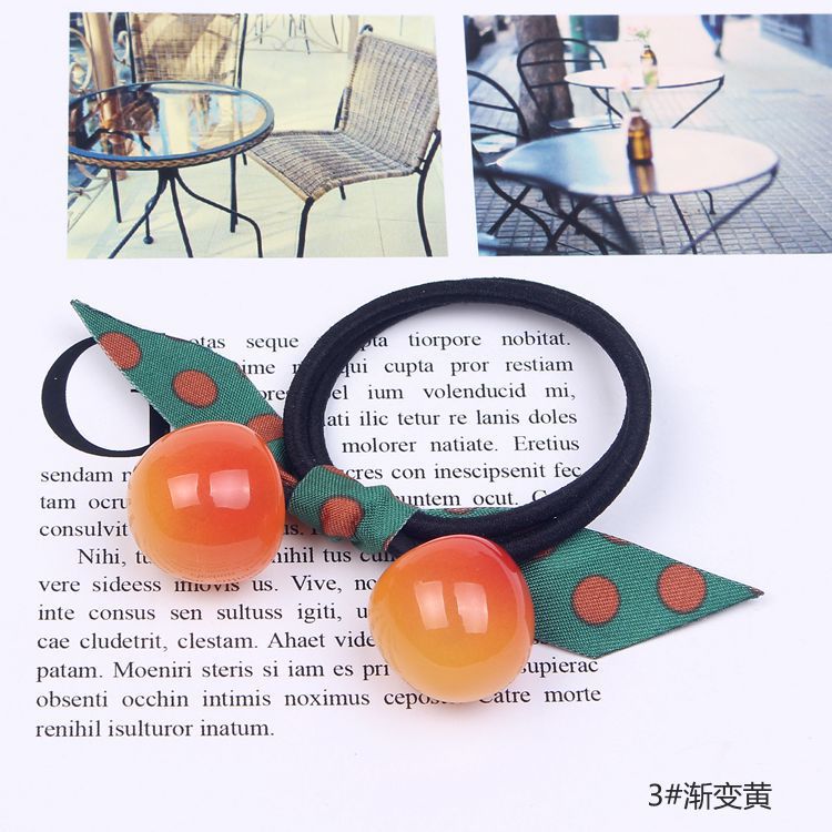 Elastic rubber headband
