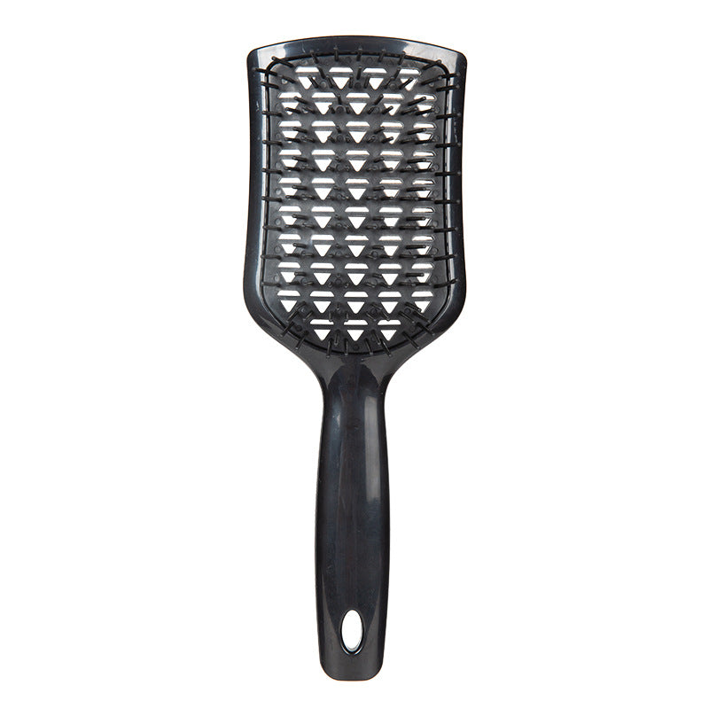 Diamond Hollow Shield Comb Hanging Hair Fluffy Comb