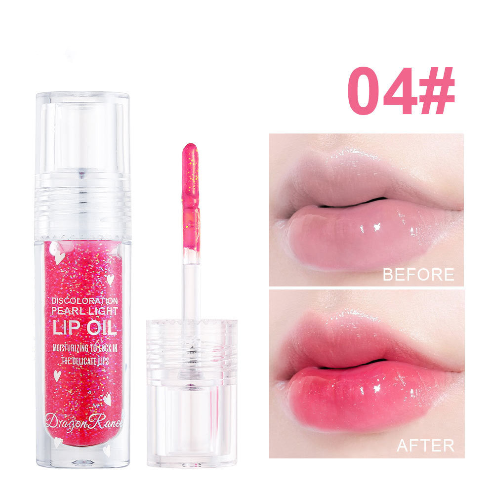 Ice Transparent With Thin And Glittering Pearlescent Moisturizing Lipstick