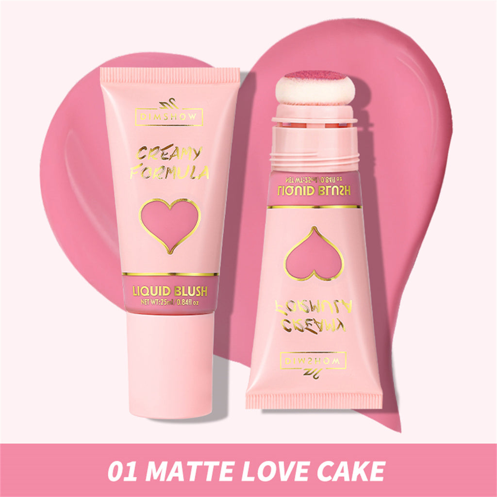 Big Head Sponge Head Velvet Skin Feeling Lip And Cheek Dual-use Moisturizing Blush