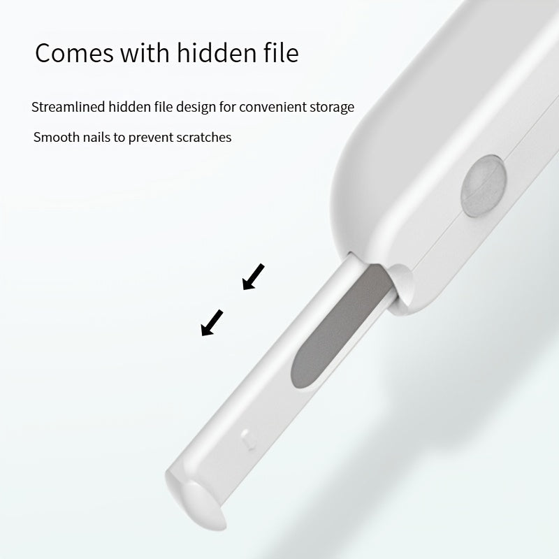 LED Labor-Saving Dog And Cat Nail Clippers, Pet Nail Trimmers With LED Light, And Circular Cut-hole Cat Paw Cutter Dogs Nail Cutter Avoid Excessive Cutting