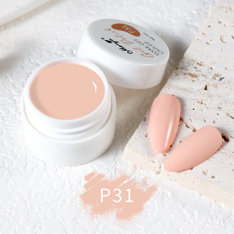 Monya Tulip Cream UV Polish Painted Light