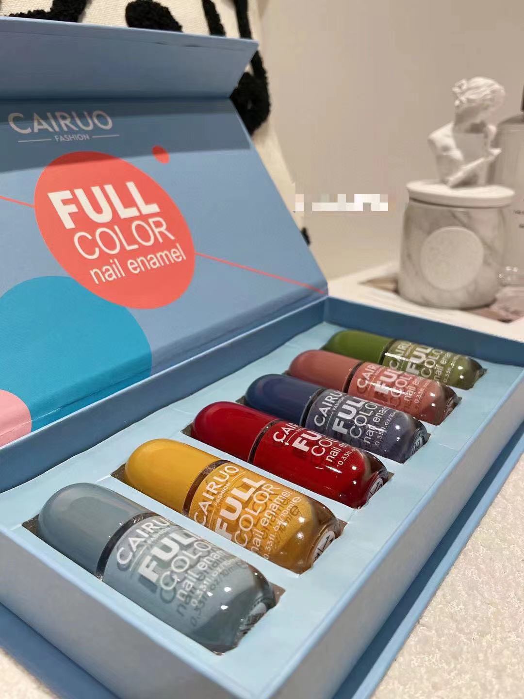 Cairuo Macaron Color Set Water-based Nail Polish
