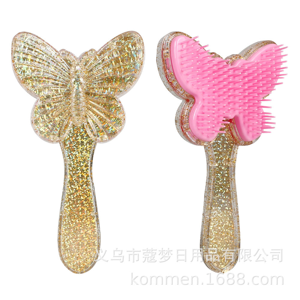 Butterfly Comb Cute Girl Glitter