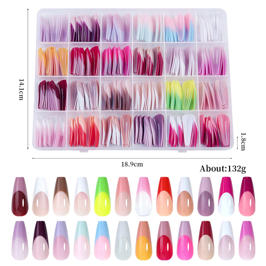 French Wear Seamless Removable Nail Stickers